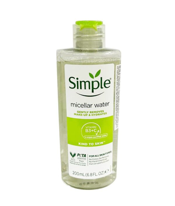 Nước tẩy trang Simple Micellar Cleansing Water cho mọi loại da