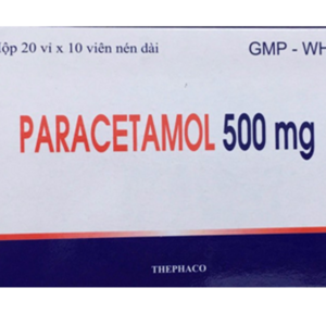 Paracetamol 500mg vỉ 10 viên nén dài