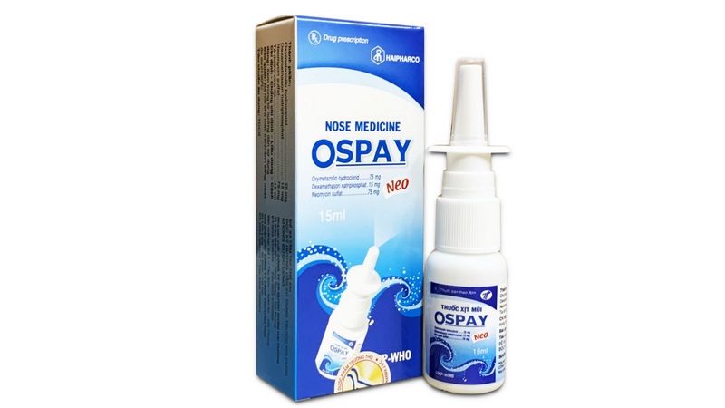 Ospay được sử dụng để điều trị bệnh viêm mũi dị ứng, viêm xoang