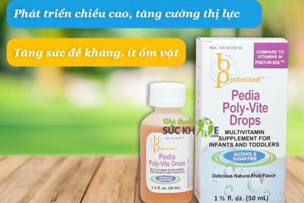 Pedia Poly Vite Drops - Vitamin tổng hợp cho trẻ biếng ăn