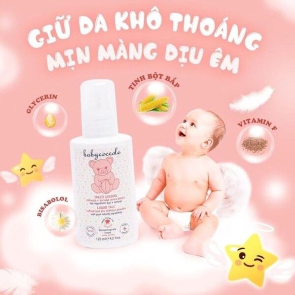 Phấn rôm dạng nước Babycoccole cho bé 0M+