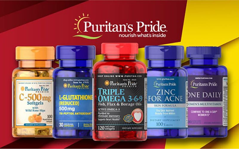 Puritan's Pride nổi tiếng trong lĩnh vực thực phẩm bổ sung