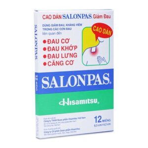 Cao Dán Salonpas Hisamitsu (hộp 12 miếng)