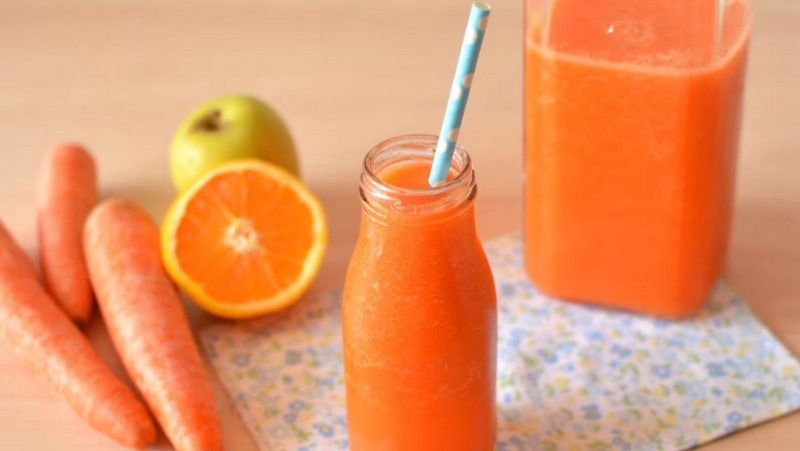 Smoothie cà rốt và cam