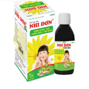 Siro cảm cúm Nhi đơn Tâm Việt dạng chai 100ml