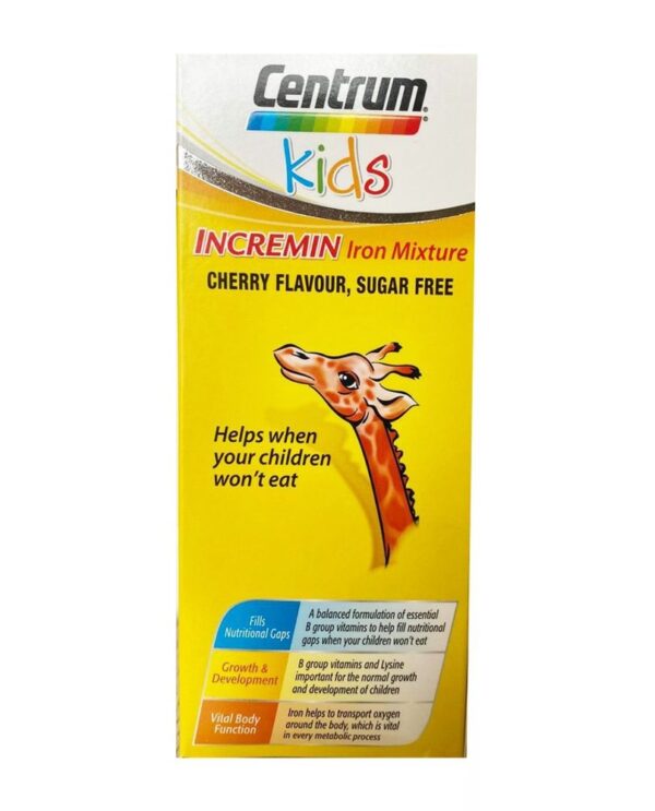 Siro Centrum Kids Incremin Iron Mixture Của Úc 200ml [Date T10/2024]