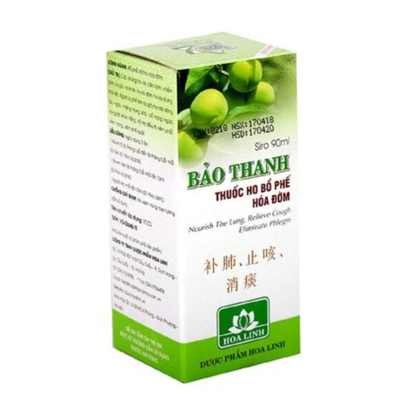 Siro Ho Bảo Thanh (90ml)- Điều trị ho có đờm, ho khan