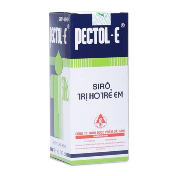 Siro thảo dược trị ho cho trẻ em Pectol- e (90ml)