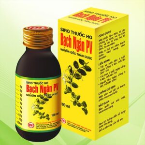 Siro thuốc ho Bạch ngân Pv dung tích 100ml