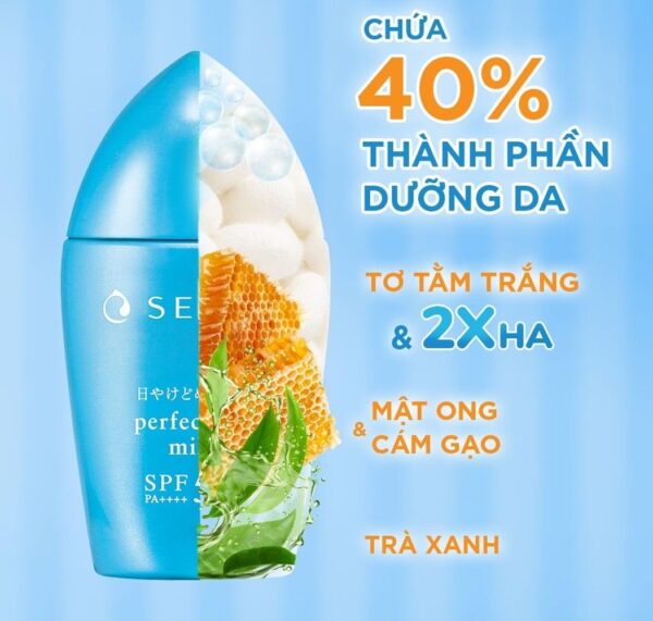 Sữa Chống Nắng Kiềm Dầu Senka Perfect UV Milk SPF50+ PA++++