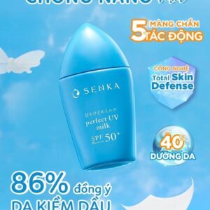 Sữa Chống Nắng Kiềm Dầu Senka Perfect UV Milk SPF50+ PA++++