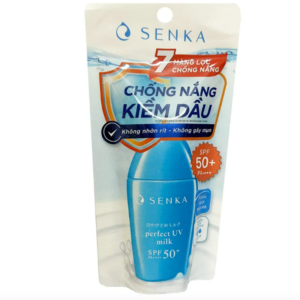 Sữa Chống Nắng Kiềm Dầu Senka Perfect UV Milk SPF50+ PA++++