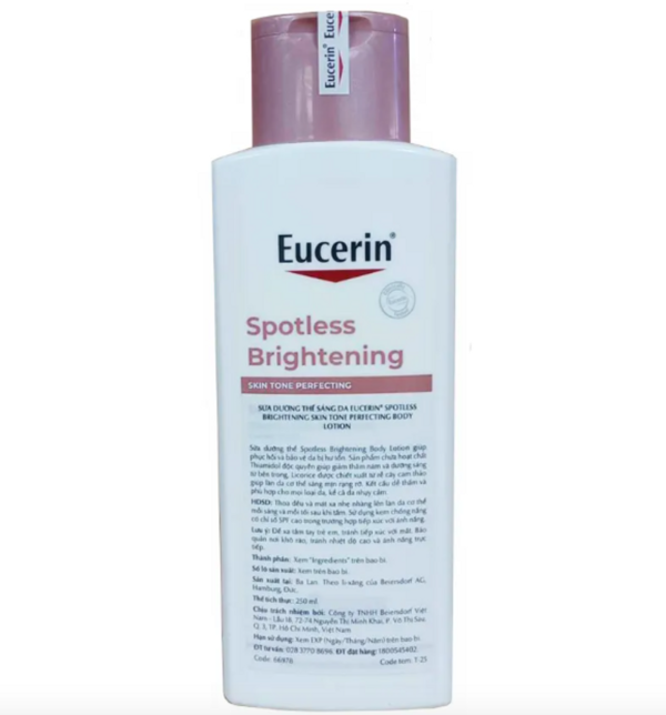 Sữa dưỡng thể Eucerin Ultra White Spotless Body Lotion SPF7