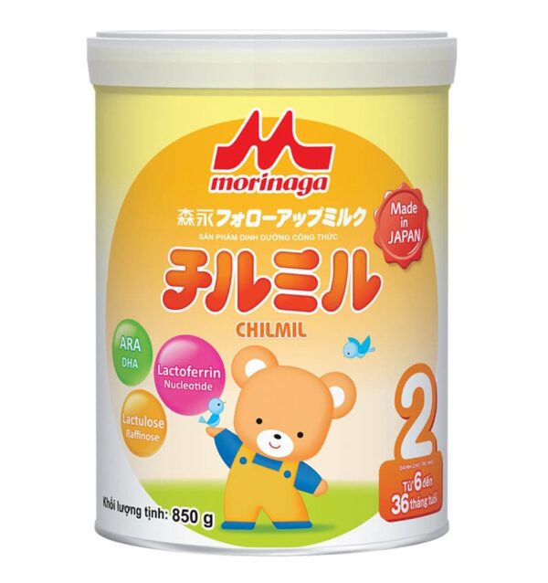 Sữa Morinaga số 2 hộp 850g (6 - 36 tháng tuổi )