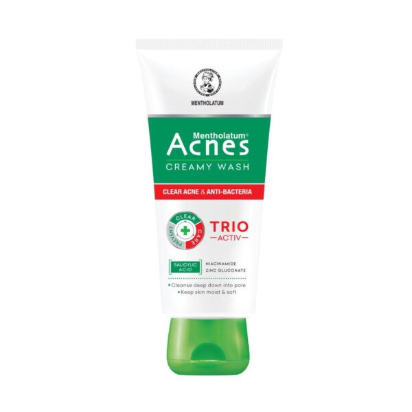 Sữa rửa mặt Acnes Creamy Wash ngăn ngừa mụn