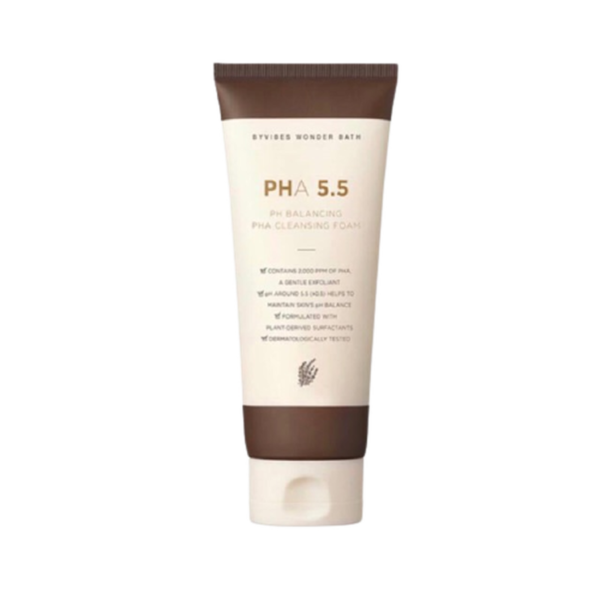 Sữa rửa mặt Byvibes Wonder Bath PHA 5.5 PH Balancing Cleansing Foam