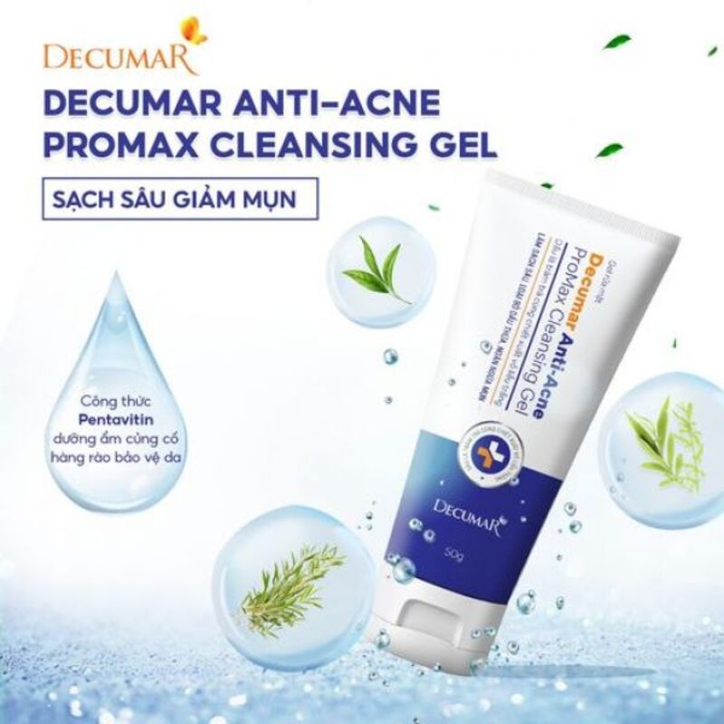 Sữa rửa mặt Decumar ProMax Anti-Acne Cleansing Gel