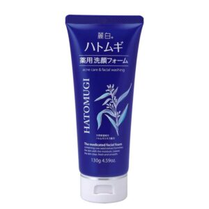 Sữa rửa mặt hỗ trợ ngừa mụn Hatomugi The Medicated Facial Foam