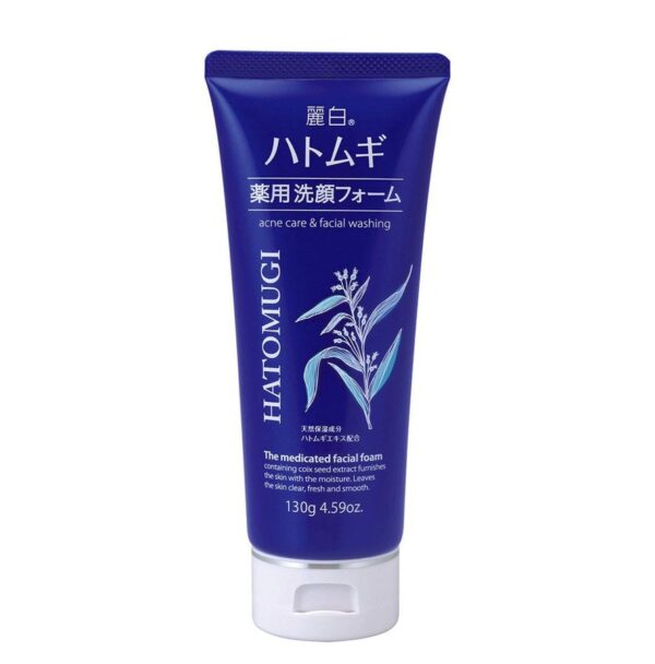 Sữa rửa mặt hỗ trợ ngừa mụn Hatomugi The Medicated Facial Foam