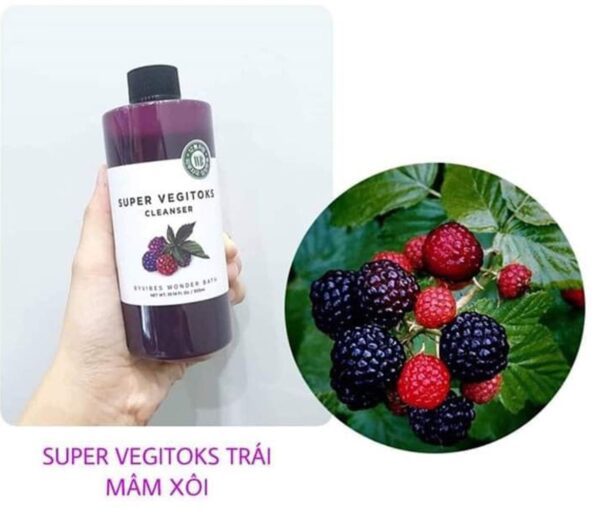 Sữa rửa mặt rau củ hỗ trợ thải độc Super Vegitoks Cleanser