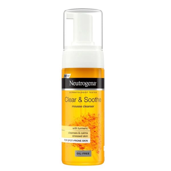 Sữa rửa mặt tạo bọt Neutrogena Curcuma Clear từ nghệ