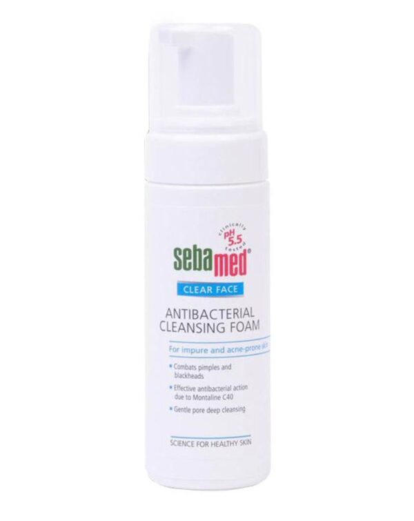 Sữa rửa mặt tạo bọt trị mụn Sebamed pH 5.5 của Đức