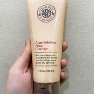 Sữa rửa mặt trị mụn The Face Shop Acne Solution Foam Cleansing