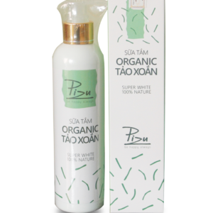 Sữa tắm Organic tảo xoắn Pizu chiết xuất thiên nhiên 300ml