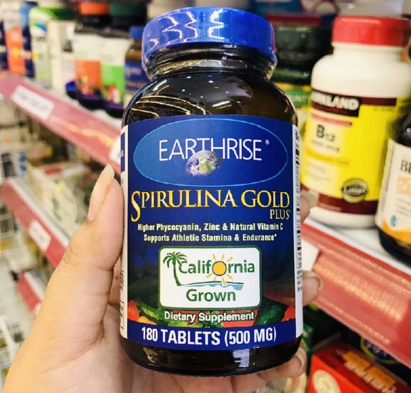 Tảo mặt trời hỗ trợ tăng cân Spirulina Gold Plus