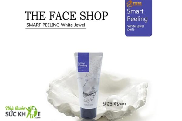 Tẩy da chết ngọc trai The Face shop White jewel peeling