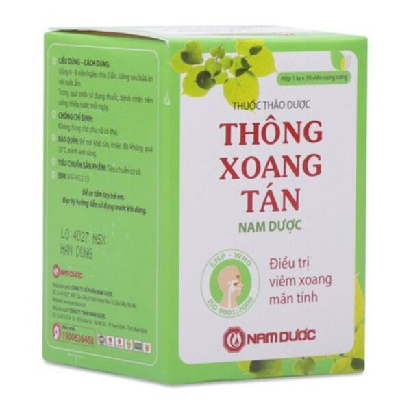 Thông xoang tán - Thảo dược trị viêm mũi,viêm xoang mãn tính