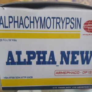 Thuốc Alphachymotrypsin Alpha New vỉ 10 viên