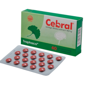 Thuốc Cebral Traphaco vỉ 20 viên nén