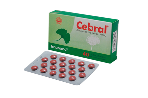 Thuốc Cebral Traphaco vỉ 20 viên nén