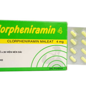 Thuốc Clorpheniramin 4mg viên nén dược Hậu Giang