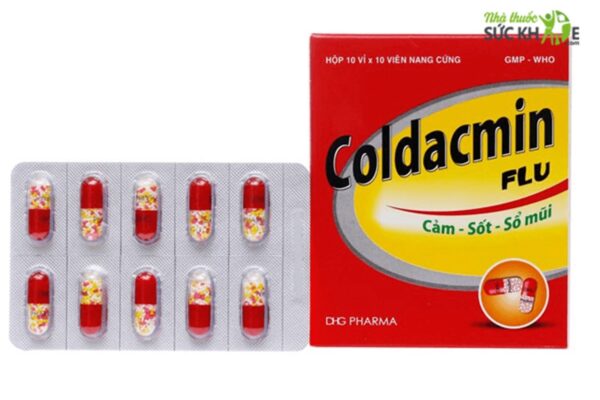 Thuốc Coldacmin Flu trị cảm, sốt, sổ mũi- DHG