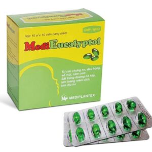 Thuốc điều trị ho Medi Eucalyptol ( 10 vỉ x 10 viên/ hộp)