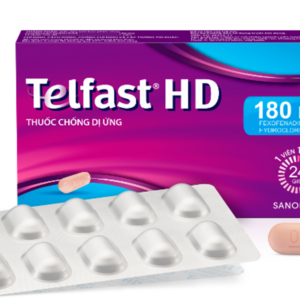 Thuốc Điều Trị Viêm Mũi Dị Ứng, Nổi Mề Đay Telfast HD 180mg