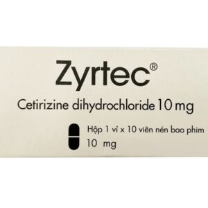 Thuốc điều trị viêm mũi dị ứng quanh năm Zyrtec (10mg)