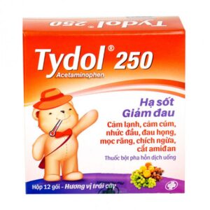 Thuốc giảm đau hạ sốt Tydol 150mg (12 gói/hộp)