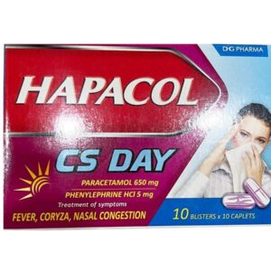 Thuốc Hapacol Cs Day- Trị sốt, sổ mũi, sưng huyết mũi