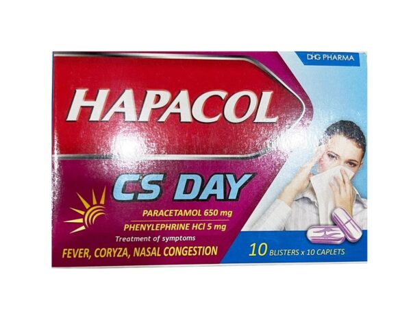 Thuốc Hapacol Cs Day- Trị sốt, sổ mũi, sưng huyết mũi