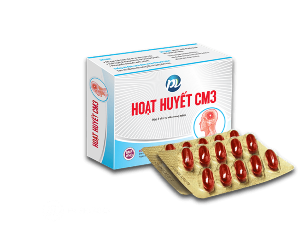 Thuốc hoạt huyết Cm3- Phúc Vinh (3 vỉ x 10 viên/ hộp)