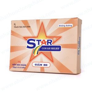 Thuốc ho Star Cough Relife( 2 vỉ x 8 viên/ hộp)