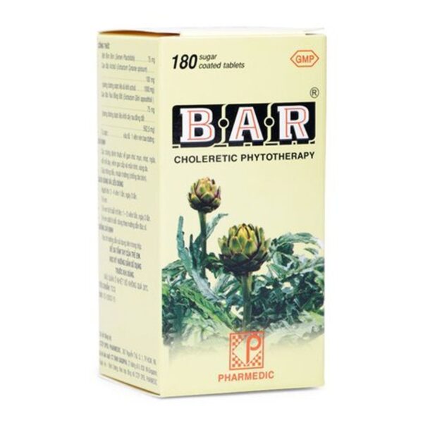 Thuốc lợi gan mật điều trị các bệnh về gan Bar( Lọ 180 viên)