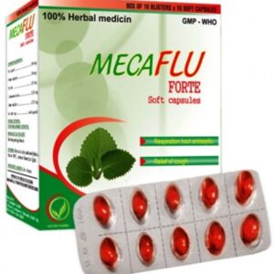 Thuốc Mecaflu Forte- Điều trị đau họng (10 vỉ x 10 viên)