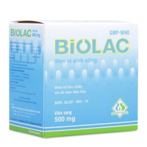 Thuốc men vi sinh trị tiêu chảy và rối loạn tiêu hóa Biolac