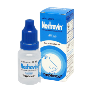 Thuốc nhỏ mũi Nostravin Traphaco 8ml