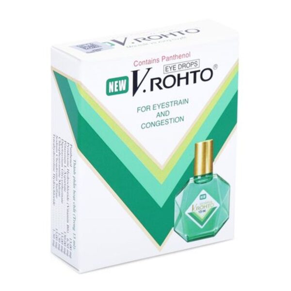 Thuốc nhỏ  trị mỏi mắt, đỏ mắt và giữ ẩm cho mắt V.Rohto New