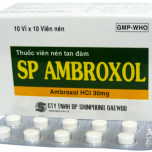 Thuốc SP Ambroxol HCL 30mg Shinpoong Daewoo Vỉ 10 viên